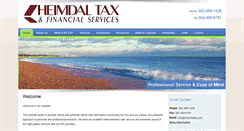 Desktop Screenshot of heimdaltax.com